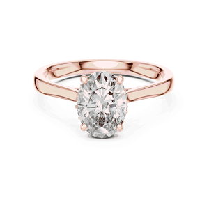 Anillo con halo oculto de diamante cultivado en laboratorio de corte radiante de 1.50 quilates totales, oro macizo de 10K, 14K, 18K, color EF, 0.13 quilates totales, engaste pavé, artículo de regalo nupcial - Product Image 5