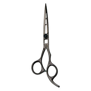 Ciseaux à cheveux élégants de 6 pouces réglables pour droitiers, en acier inoxydable 4Cr13, à bord tranchant, manche moyen, pour salon professionnel - Product Image 1