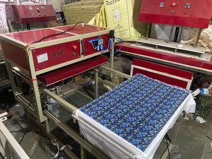 Máquina de impresión de cordones para cama doble totalmente automática para la producción masiva de hilos decorativos, cintas y encajes, con impresión en estructura de acero dulce - Product Image 3