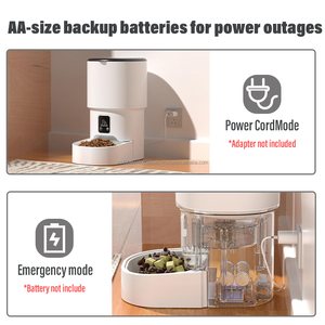 Distributeur automatique de nourriture sèche pour chats et chiens de haute qualité, vente en gros d'usine, plastique durable, capacité de 2,5 kg, utilisation en intérieur - Product Image 5