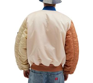 Vente en gros Vêtements d'extérieur Blouson d'aviateur à fermeture éclair Blouson d'aviateur en nylon épais avec doublure en satin personnalisé pour hommes et à la mode - Product Image 2