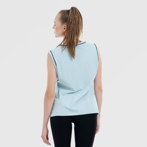 เสื้อกล้ามออกกำลังกายยิมโยคะฟิตเนสทรงเข้ารูปสำหรับผู้หญิง แบรนด์สั่งทำพิเศษ เสื้อแขนกุดระบายอากาศได้ดี ชุดออกกำลังกาย เสื้อกล้าม OEM 2026 - Product Image 4