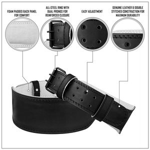 Cowhide Leather Powerlifting Lever <b>Belts</b> Weight Lifting <b>Belt</b> for Strength Training Gym and Fitness for Weightlifting - Product Image 3