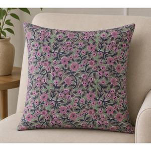 Housse de coussin en coton imprimé à la main indienne, style bohème, pour canapé, décoration intérieure - Product Image 5