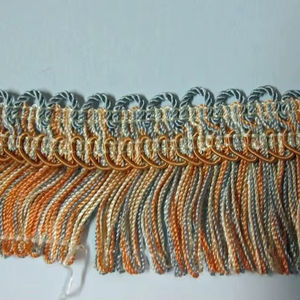 Bordure décorative en dentelle à franges en polyester durable, éco-responsable, pour l'export en gros, directement d'Inde - Product Image 1