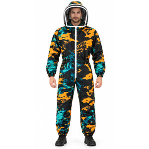 Équipement d'apiculture, combinaison de protection pour apiculteurs, respirante, en coton, intégrale, avec voile et capuche - Product Image 2