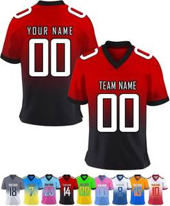 Ensemble de maillots de football personnalisés unisexes pour adultes, bleu clair marine, manches courtes, respirant, séchage rapide, polyester, uniforme avec nom et numéro 23 - Product Image 3
