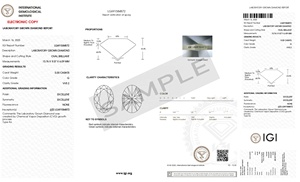 Pure Élégance Diamant de laboratoire CVD certifié IGI 5,00 carats, taille ovale, couleur G, clarté VVS2, pour occasions spéciales - Product Image 2