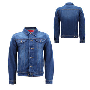 Vestes en jean pour hommes de qualité supérieure - Écologiques, séchage rapide, respirantes, style streetwear, logo personnalisé, couleurs variées, 380g, sans couture - Product Image 5