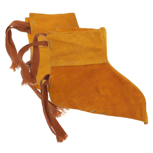 Fireproof Cowhide Split Polyester Welding Safety Boots Heat <b>Spark</b> Resistant Waterproof Anti-static Anti-cut <b>Shoe</b> Covers SAFETY - Product Image 1
