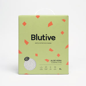 Arena para Gatos Blutive Ultra Aglomerante 6L - Aroma a Aloe Vera, 100% Natural, de la Mejor Calidad, con Rendimiento Duradero y Absorción Superior - Product Image 1