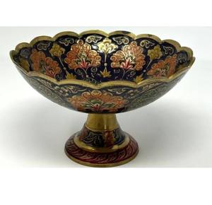 Bol à fruits, à collations et à desserts en métal, finition émaillée, forme personnalisée, style moderne – Fournisseur et fabricant d'Inde - Product Image 4