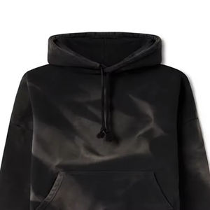 Sweat à capuche délavé OEM en coton molletonné surdimensionné pour homme, style urbain, personnalisé, écologique, vente en gros à prix abordable - Product Image 6