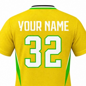 Conjunto de Uniforme de Fútbol Personalizado al por Mayor, Color Amarillo Canario, Sublimado con Nombre y Número, Transpirable y de Secado Rápido - Product Image 3