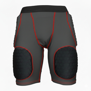 Pantalones Cortos de Compresión Acolchados, Ligeros, Transpirables y de Alta Elasticidad para Entrenamiento de Fútbol, Protección para Porteros, Primavera - Product Image 5