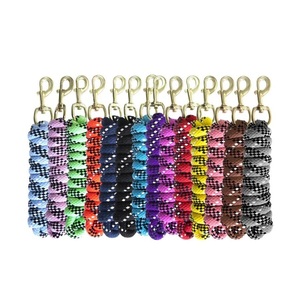 Premium nylon webbing lead rope Extra comfort nylon PP horse lead Custom length available lead rope - Product Image 3