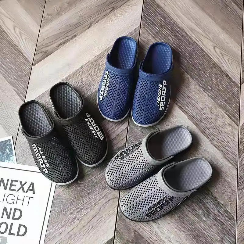 Keleeti Sepatu Sandal Olahraga Pria, Kasut Terbuka Luar Ruangan Bersirkulasi untuk Lelaki