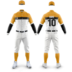 Conjunto de Uniforme de Béisbol Personalizado en Colores Personalizados, Uniforme de Béisbol Masculino de Alta Calidad y Ropa Deportiva de Béisbol Transpirable - Product Image 4