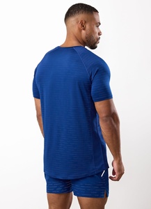 Camisetas de Hombre de Alta Calidad de Fábrica, Camisetas de Jersey Transpirables de Manga Corta Casuales con Estampado Liso - Product Image 2
