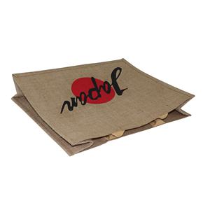 Mini Bolsa de Yute Estampada Ecológica Promocional para Compras, con Asa de Cuerda Acolchada, Diseño de Logotipo Personalizado para Marca, Sin Cierre - Product Image 4