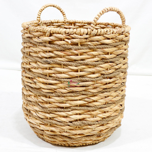 Wholesale Premium Quality Customizable Sizes Handwoven Seagrass Eco-Friendly Folding <b>Storage</b> <b>Basket</b> <b>Rectangle</b> Modern Home Decor - Product Image 5