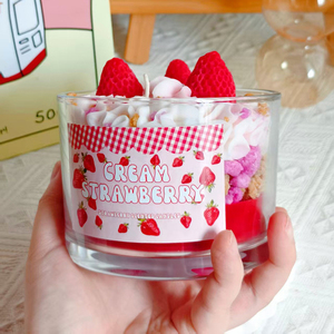 Großhandel Dessert geformte Duft kerze Patis serie Neuheit Soja Wachs Kerze für Wohnkultur Valentinstag Geschenk Hochzeits feier Geburtstag - Product Image 3