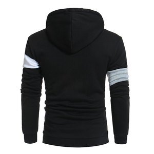 Sweat-shirt à capuche unisexe en molleton coupe classique, uni, décontracté, à manches longues, en coton tricoté respirant 300g, pour l'hiver - Product Image 2