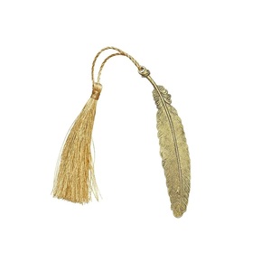 Premium Elegant Gold Feather Metal <b>Bookmark</b> Luxury Craft <b>Bookmark</b> for Books Journals Planners Students Readers Gift - Product Image 1