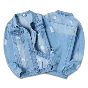 Wholesale Women's Casual <b>Quilted</b> Denim <b>Jacket</b> SOLID <b>Pattern</b> Plain Jeans Denim <b>Jacket</b> For Autumn Wholesale Price - Product Image 4