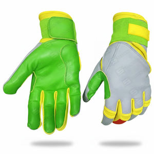 Nouveaux gants de frappe de baseball en cuir véritable de haute qualité, design unique et professionnel, couleur personnalisée, durables et légers - Product Image 1