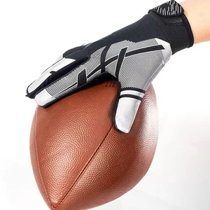 <b>Full</b> Finger Breathable Sports Gloves Black White Non <b>Slip</b> Polyester Lycra Pull on Unisex All Seasons - Product Image 1