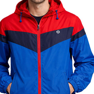 Custom Logo Design Color Block Windbreaker <b>jacket</b> for <b>men</b> <b>Lightweight</b> Quick Dry <b>Rain</b> <b>Jacket</b> Streetwear Wind Proof OEM Wholesale - Product Image 4