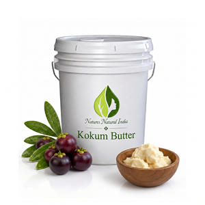 Lotion hydratante pour le corps au beurre de kokum biologique Natures Natural India, pour tous types de peaux, adultes - Product Image 3