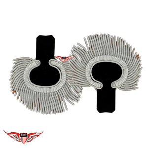 Hombreras de Teatro Personalizadas con Flecos, Epaulettes Hechos a Mano, Accesorio de Diseño Vintage de Lujo - Product Image 1