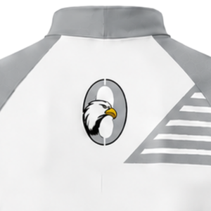 Ensemble maillot et short de cyclisme gris clair et blanc, manches courtes, fermeture éclair intégrale, séchage rapide, rembourré, pour équipe de course, entraînement et performance sportive - Product Image 4