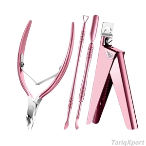 Professional Nail Tool Nail Nipper Stainless Steel Curved Sharp Wide Jaw Opening Cuticle Cutter Manicure Pedicure Finger <b>Toe</b> Use - Product Image 2