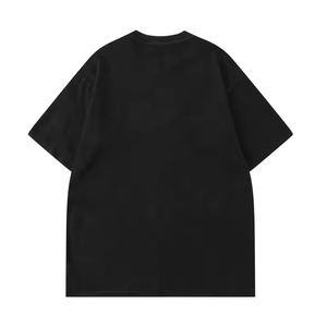 Camiseta de algodón holgada de corte cuadrado con hombros caídos, efecto lavado ácido y lavado a la piedra, para serigrafía y impresión DTG, venta al por mayor - Product Image 2