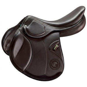 Silla de Montar Inglesa de Cuero Genuino, Asiento Mediano, Armazón de Fibra Flexible, Silla de Montar Ecuestre Duradera de Primera Calidad - Product Image 3