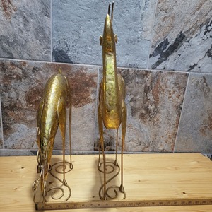 Élégante figurine de renne dorée, décoration de Noël élégante pour la maison et les cadeaux, figurine de table en provenance d'Inde - Product Image 2