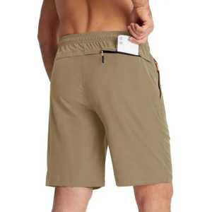 Pantalones Cortos Deportivos para Hombre, Tejidos, Elásticos, Ligeros, para Gimnasio y Fisicoculturismo, Tallas Grandes, Pantalones Cortos de Entrenamiento, Nuevos y Modernos, en Venta - Product Image 2