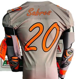Maillot de football américain maillot de fan broderie par sublimation pour parents grande taille support personnalisé fabricant d'usine fabriqué au Pakistan - Product Image 1