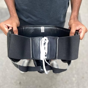 Protège-entrejambe en cuir de haute qualité pour adultes, MMA, Kickboxing, Muay Thai, protection abdominale - Product Image 2