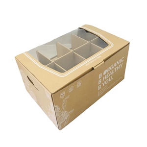 Customizable Pattern Flexo <b>Printed</b> 3mm Thick Waterproof 3-Layer Rigid Paper Boxes Modern Design Recycled Materials Vegetable - Product Image 2