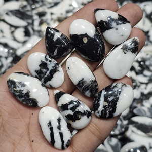 Lote de cabujones de jaspe cebra natural al por mayor, lote de piedras preciosas de jaspe para la fabricación de joyas - Product Image 1