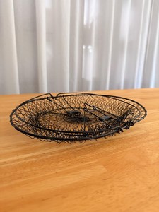 Vintage Black Wire Basket - <b>Egg</b> Basket - Metal Basket - Farmhouse Decor - Product Image 4