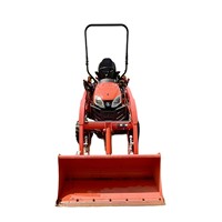 BX23 Kubota Motor 4WD 22PS Kleiner Landwirtschaftstraktor mit Lader-Baggeranbau Pumpe & Lager