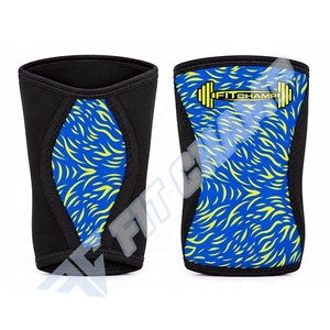 Genouillère de compression en néoprène 7 mm pour musculation, powerlifting et entraînement, unisexe, personnalisable. - Product Image 6