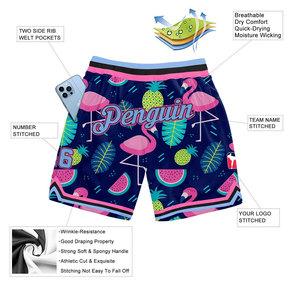 Pantalones Cortos de Baloncesto Duraderos y Cómodos de Corte Holgado para Entrenamientos, Estilo de Vida Activo y Uso Diario - Product Image 2