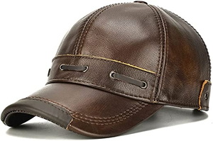 Nouvelle casquette unisexe en cuir tendance, haute qualité, quatre saisons, décontractée, logo personnalisé, respirante et imperméable, vente en gros - Product Image 4