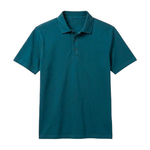 Polo para hombre de 200g con botones, manga corta, de alta calidad, ODM, poliéster, con impresión de logotipo personalizado. - Product Image 2